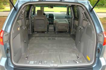 Toyota sienna fold away seats