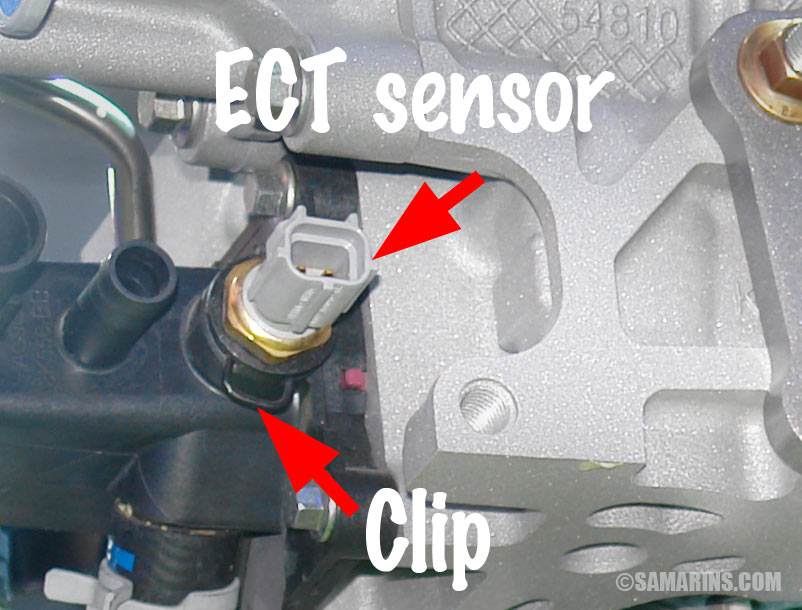 Engine coolant temperature sensor how it works, symptoms, problems