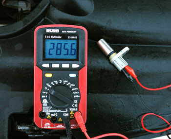 Testing crankshaft position sensor