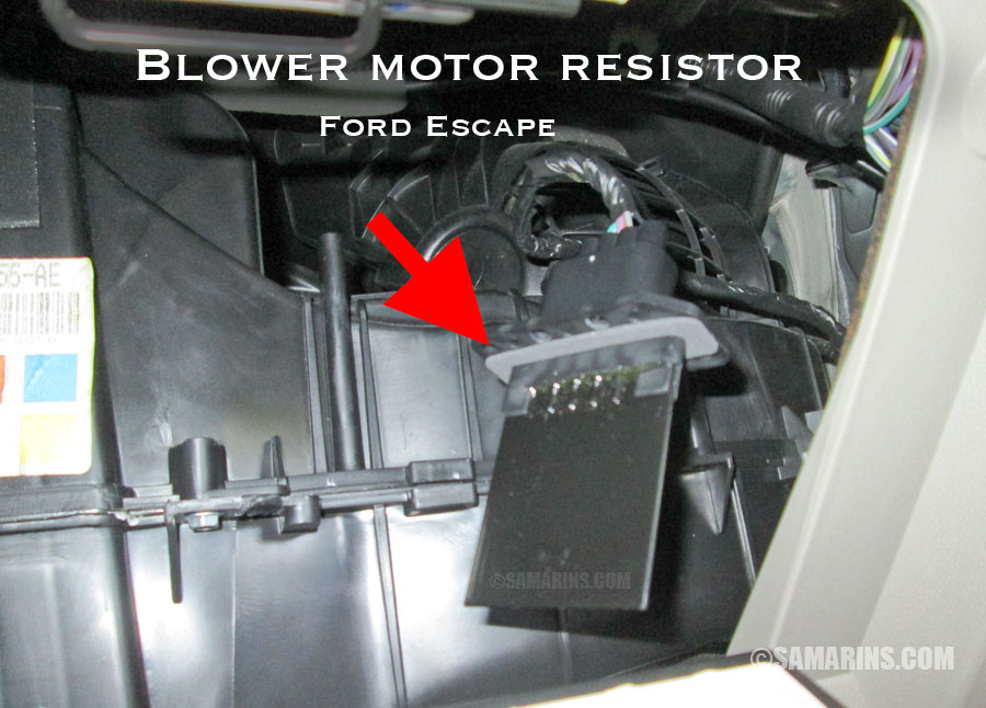 Blower motor, resistor: how it works, symptoms, problems, testing