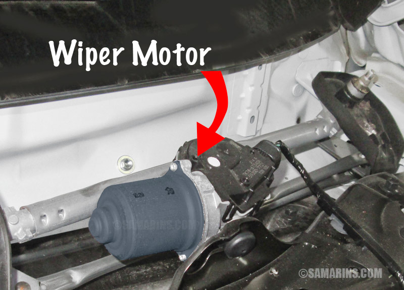 Wiper motor, linkage: how it works 