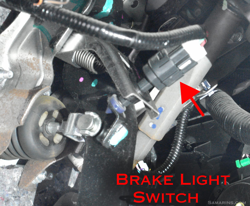 brake light switch diagram