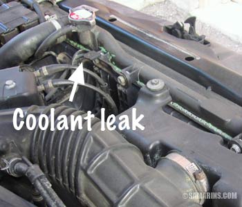 leaking coolant repair